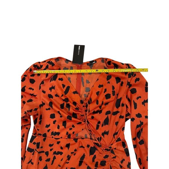 Fashion Nova Women's 2XL Animal Print Mini Dress Party Cocktail - Picture 4 of 12
